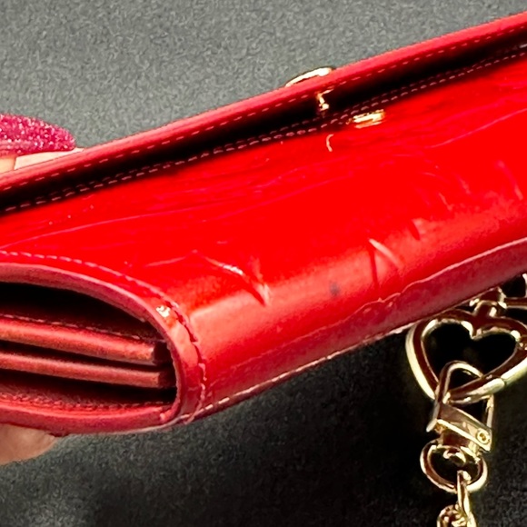 🚫SOLD🚫❤️Authenticated Louis Vuitton Vernis Porte Feuille Sarah Long Wallet ❤️ - Picture 10 of 16